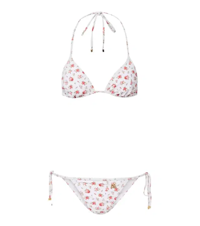 Dolce & Gabbana Floral triangle bikini