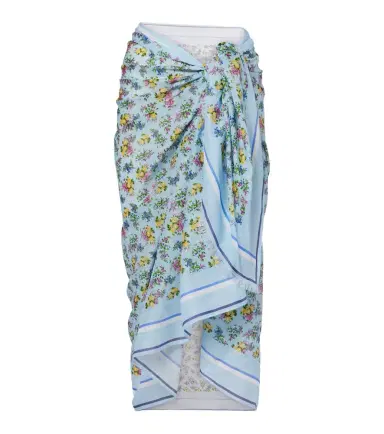 Dolce & Gabbana Floral cotton beach cover-up | Thumbnail 1
