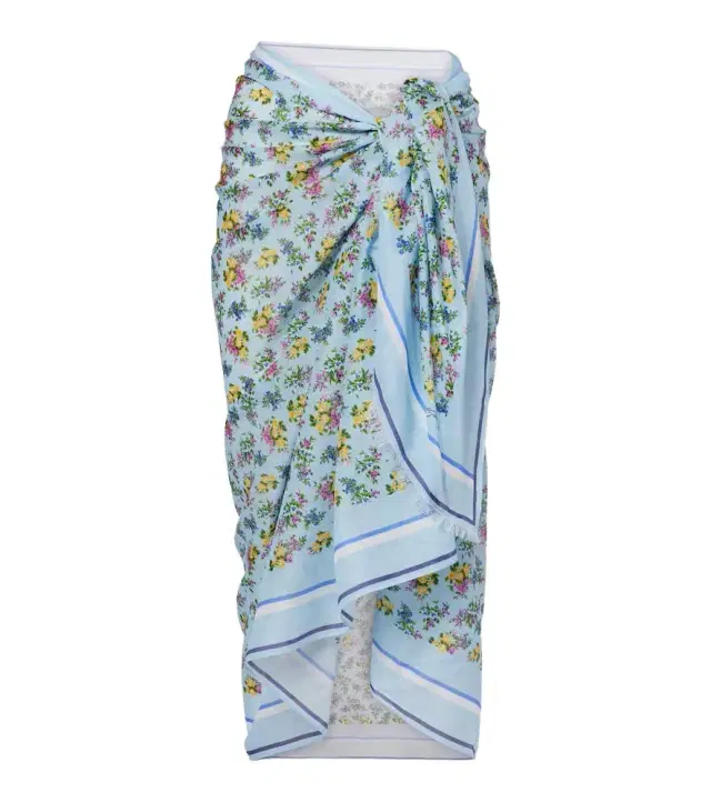 Dolce & Gabbana Floral cotton beach cover-up