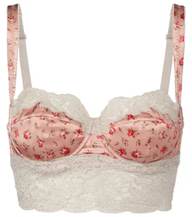 Dolce & Gabbana Floral lace-trimmed silk and cotton bra | Thumbnail 1 Dolce & Gabbana Floral lace-trimmed silk and cotton bra | Thumbnail 1