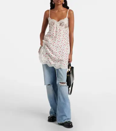 Dolce & Gabbana Distressed wide-leg jeans | Thumbnail 3