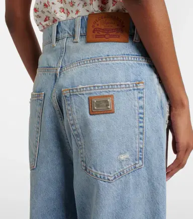 Dolce & Gabbana Distressed wide-leg jeans | Thumbnail 5