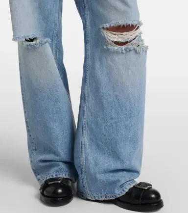 Dolce & Gabbana Distressed wide-leg jeans | Thumbnail 7