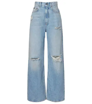 Dolce & Gabbana Distressed wide-leg jeans | Thumbnail 1