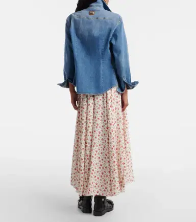 Dolce & Gabbana Floral silk-blend midi skirt | Thumbnail 6 Dolce & Gabbana Floral silk-blend midi skirt | Thumbnail 6