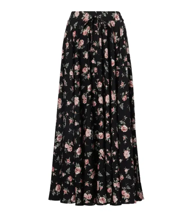 Dolce & Gabbana Floral silk-blend charmeuse maxi skirt