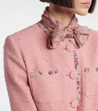 Dolce & Gabbana Floral cropped cotton-blend tweed jacket | Thumbnail 6 Dolce & Gabbana Floral cropped cotton-blend tweed jacket | Thumbnail 6