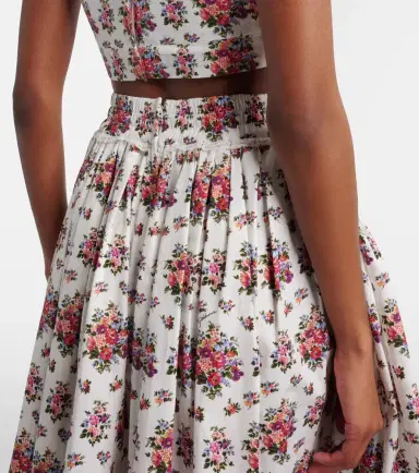 Dolce & Gabbana Floral lace-trimmed cotton maxi skirt | Thumbnail 5 Dolce & Gabbana Floral lace-trimmed cotton maxi skirt | Thumbnail 5