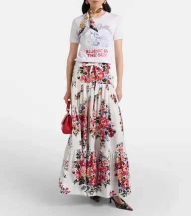Dolce & Gabbana Printed cotton jersey T-shirt | Thumbnail 2