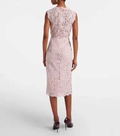 Dolce & Gabbana Cotton-blend lace cocktail dress | Thumbnail 3