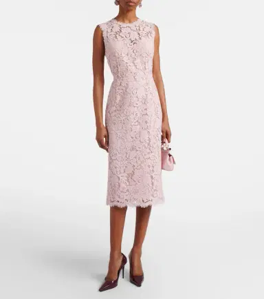 Dolce & Gabbana Cotton-blend lace cocktail dress | Thumbnail 4