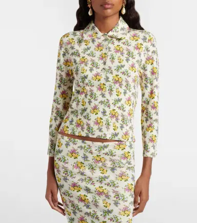 Dolce & Gabbana Floral polo shirt | Thumbnail 3
