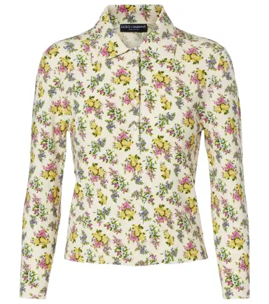 Dolce & Gabbana Floral polo shirt | Thumbnail 1