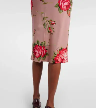 Dolce & Gabbana Floral silk-blend cocktail dress | Thumbnail 2 Dolce & Gabbana Floral silk-blend cocktail dress | Thumbnail 2