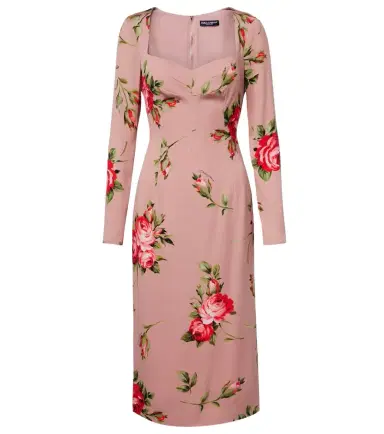 Dolce & Gabbana Floral silk-blend cocktail dress | Thumbnail 1 Dolce & Gabbana Floral silk-blend cocktail dress | Thumbnail 1