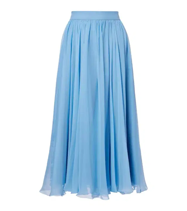 Dolce & Gabbana Silk chiffon midi skirt