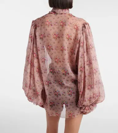Dolce & Gabbana Floral tie-neck silk blouse | Thumbnail 6 Dolce & Gabbana Floral tie-neck silk blouse | Thumbnail 6