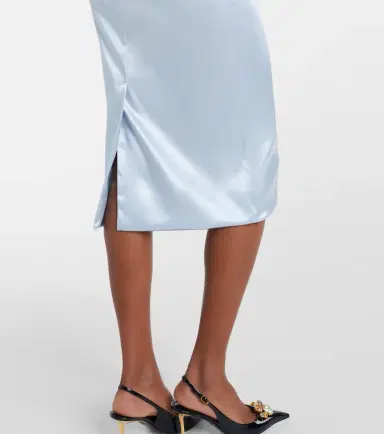 Dolce & Gabbana Satin midi dress | Thumbnail 2 Dolce & Gabbana Satin midi dress | Thumbnail 2