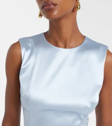 Dolce & Gabbana Satin midi dress | Thumbnail 4 Dolce & Gabbana Satin midi dress | Thumbnail 4