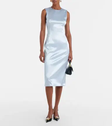 Dolce & Gabbana Satin midi dress | Thumbnail 5 Dolce & Gabbana Satin midi dress | Thumbnail 5