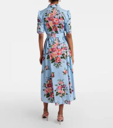 Dolce & Gabbana Floral belted cotton poplin shirt dress | Thumbnail 5 Dolce & Gabbana Floral belted cotton poplin shirt dress | Thumbnail 5