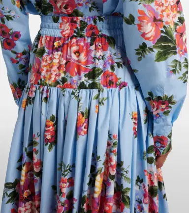 Dolce & Gabbana Floral cotton poplin maxi skirt | Thumbnail 2