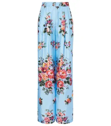 Dolce & Gabbana Floral silk wide-leg pants | Thumbnail 1