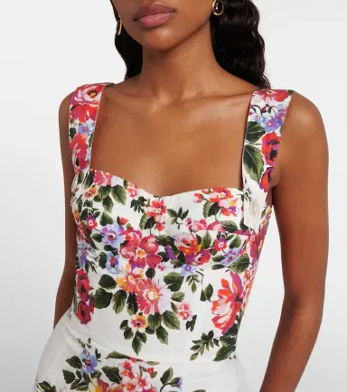Dolce & Gabbana Floral cotton minidress | Thumbnail 3