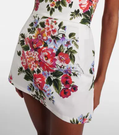 Dolce & Gabbana Floral cotton minidress | Thumbnail 4