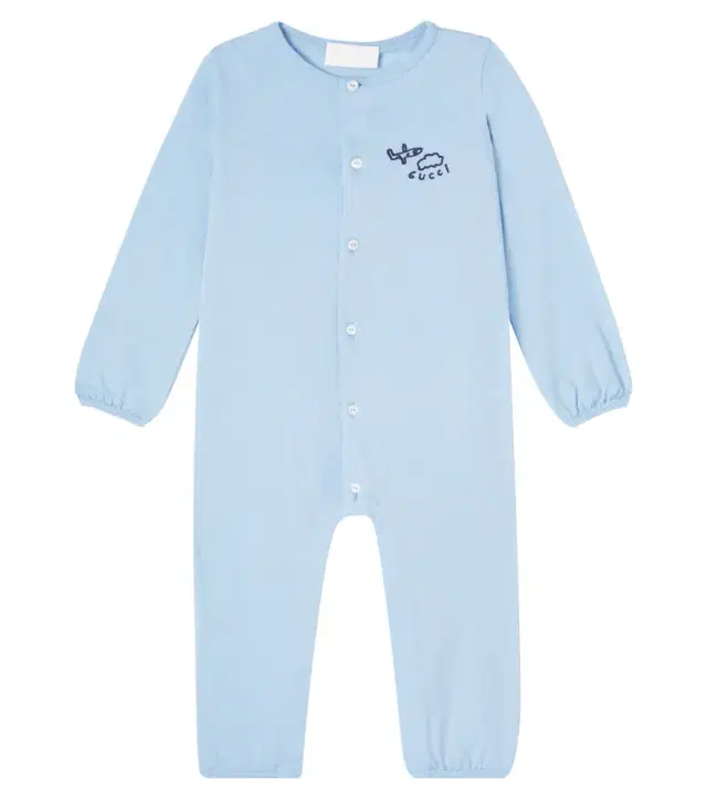 x Euan Roberts printed cotton onesie