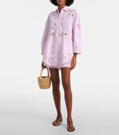Juliet Dunn Oversized cotton top | Thumbnail 5