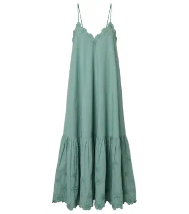 Juliet Dunn Embroidered cotton poplin midi dress | Thumbnail 1 Juliet Dunn Embroidered cotton poplin midi dress | Thumbnail 1