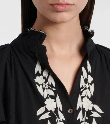 Juliet Dunn Belted cotton and linen minidress | Thumbnail 3 Juliet Dunn Belted cotton and linen minidress | Thumbnail 3