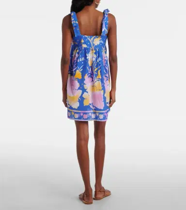 JULIET DUNN Floral cotton and linen minidress | Thumbnail 5 JULIET DUNN Floral cotton and linen minidress | Thumbnail 5