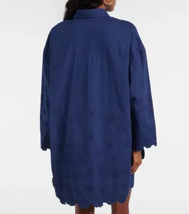 JULIET DUNN Floral cotton poplin shirt dress | Thumbnail 4 JULIET DUNN Floral cotton poplin shirt dress | Thumbnail 4