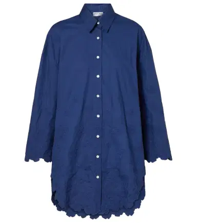 JULIET DUNN Floral cotton poplin shirt dress | Thumbnail 1 JULIET DUNN Floral cotton poplin shirt dress | Thumbnail 1