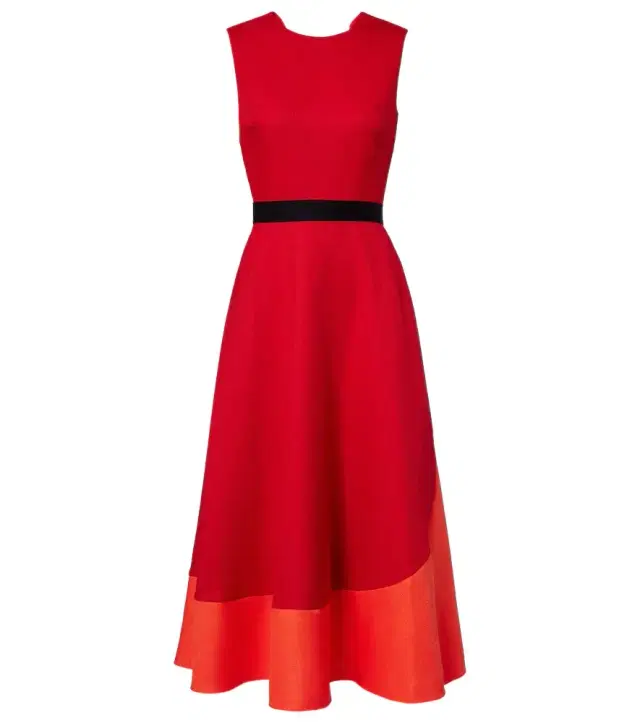 Mire colorblocked midi dress