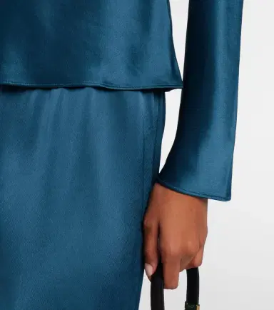 LESET Barb satin top | Thumbnail 6