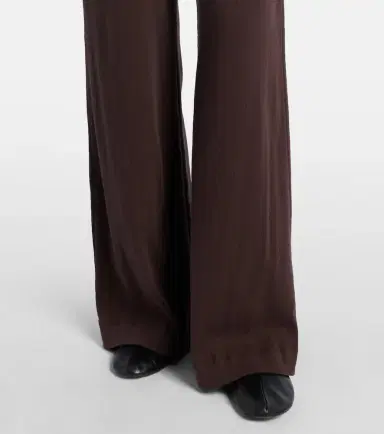 Leset Pointelle cotton wide-leg pants | Thumbnail 6