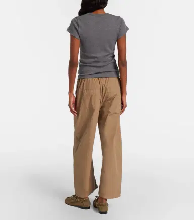 Leset Kyoto cotton wide-leg pants | Thumbnail 3