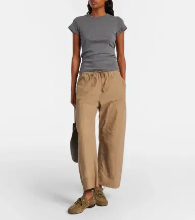 Leset Kyoto cotton wide-leg pants | Thumbnail 5