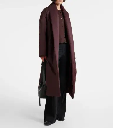 LESET Bo belted taffeta puffer coat | Thumbnail 4