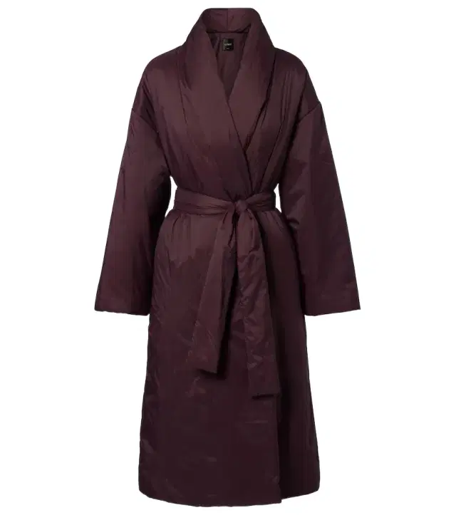 Leset Bo belted taffeta puffer coat