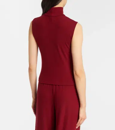 Leset Lauren turtleneck jersey top | Thumbnail 2