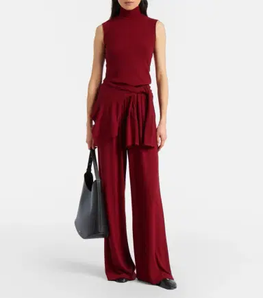 Leset Lauren turtleneck jersey top | Thumbnail 4