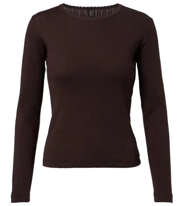 Leset Pointelle cotton T-shirt