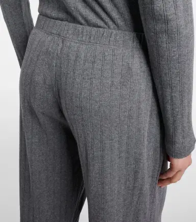 Leset Pointelle cotton wide-leg pants | Thumbnail 4
