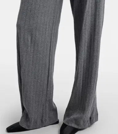 Leset Pointelle cotton wide-leg pants | Thumbnail 6
