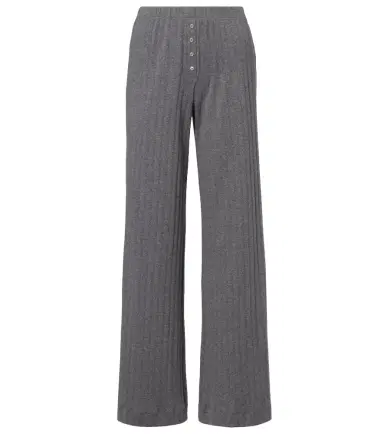 Leset Pointelle cotton wide-leg pants | Thumbnail 1