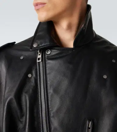 Loewe Balloon leather biker jacket | Thumbnail 8 Loewe Balloon leather biker jacket | Thumbnail 8